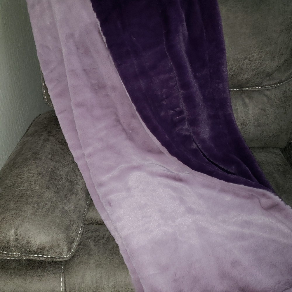 ***SOLD***Minky double sided blanket